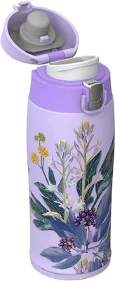 Produktbild von Ibenzoa® Trinkflasche aus 18/10 Edelstahl – leichte, BPA‑freie, auslaufsichere Sport- & Alltagsflasche, 350/500/750 ml, für heiße & kalte Getränke