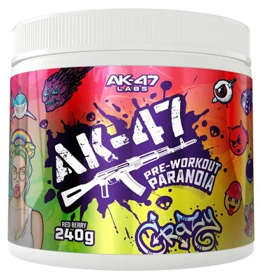 Produktbild von AK47 Labs Pre-Workout Paranoia - 240g - Blue Lemonade
