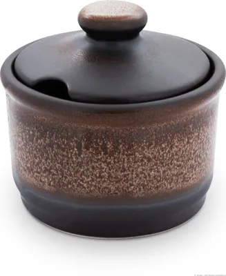 Produktbild von Original Bunzlauer Keramik Zuckerdose, V=0,4 Liter, B=10,6 cm, H=9,7 cm, Design ZACIEK