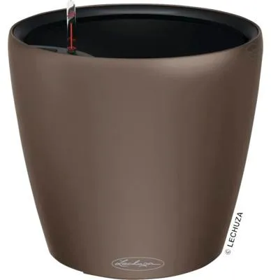 Produktbild von Pflanztopf Lechuza Classico Color LS Kunststoff Ø 28 cm H 26 cm muskat inkl. Erdbewässerungsystem
