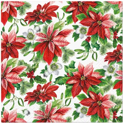 Zdjęcie produktu dla Świąteczne serwetki papierowe, 330 mm x 330 mm, 20 sztuk