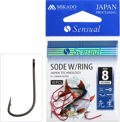 Image de 10 x MIKADO SODE hameçon à œil feeder pour brèmes et gardons # 12