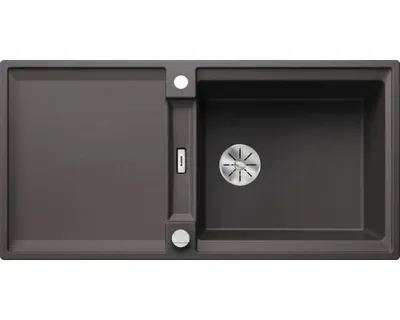 Produktbild von BLANCO ADIRA XL 6 S Einbauspüle SILGRANIT felsgrau ab 60 cm mit Ablauffernbedienung, mit Zubehör - inkl.