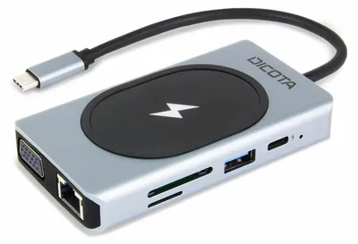 Produktbild von DICOTA - Dockingstation - USB-C - VGA, HDMI