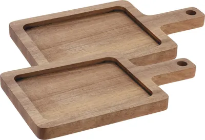 Produktbild von Servierbrett aus Akazienholz, 2er-Set