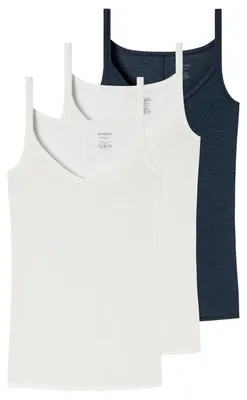 Produktbild von Schiesser 3er Pack Personal Fit Spaghetti Top Atmungsaktiv und temperaturausgleichend, Ohne Seitennähte für mehr Komfort, Elastischer Single Jersey