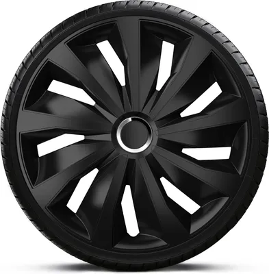 Produktbild von Radkappen Radzierblenden SATZ (4Stück) 14 Zoll GRIP PRO BLACK Z461014