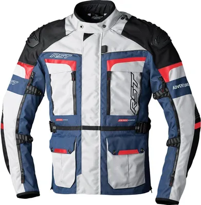 Produktbild von RST Pro Series Adventure-Xtreme Motorrad Textiljacke, weiß/blau/rot, 2XL