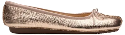 Obrázok produktu pre Baleríny Clarks Freckle Ice, hladká koža, zlaté, dámske