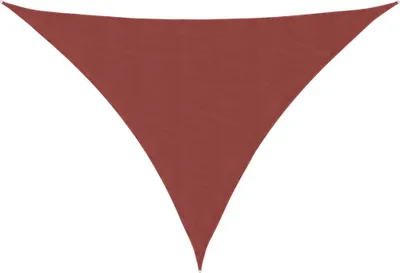 Image de Voile de parasol tissu oxford triangulaire 3x4x5 m terre cuite