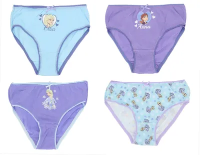 Produktbild von Frozen 2 x 4er-Pack Slips - Größe 122/128