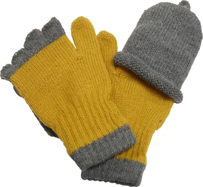 Produktbild von Halbfinger Handschuh mit Klappe in bunten Farben