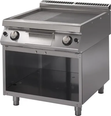 Produktbild von Gastro M 700 Gasgrillplatte Gm70/80Ftrgs 2/3 Glatt 1/3 Gerillt