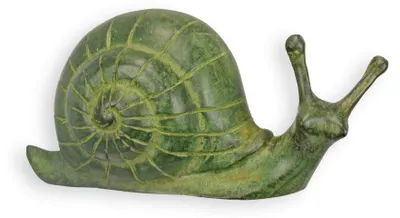 Produktbild von Bronzeskulptur Schnecke Replikat Retro Design Dekoration