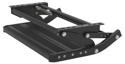 Immagine prodotto di Roulotte e camper - Gradino estraibile a 1 gradino - Superficie antiscivolo - Portata 200 kg - Superficie calpestabile 55x21 cm - Per altezza da terra 40-60 cm - Nero