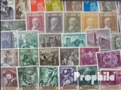 Produktbild von Briefmarken Spanien 50 verschiedene Marken postfrisch