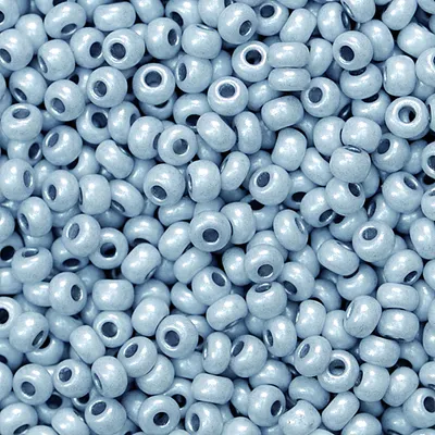 Produktbild von Rocailles 2,5 mm silbergrau VE=5x20g