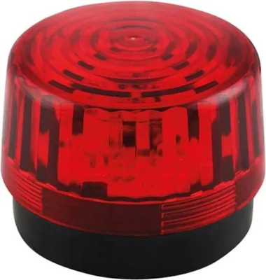 Image de Feu Clignotant Led - Rouge - 12 Vdc - Ø 100 Mm