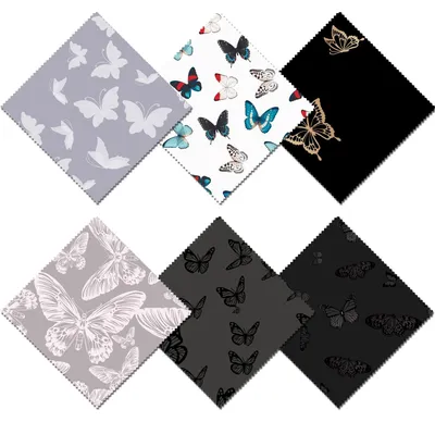 Image de Lot de 6 chiffons de nettoyage en microfibre pour lentilles et smartphones