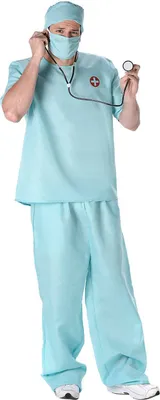 Obrázek produktu pro Kostým lékaře modrý pro muže XL