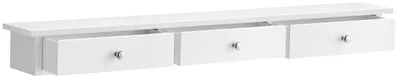 Produktbild von SONGMICS Wandregal mit 3 Schubladen, 15 x 80 x 10 cm, bis 15 kg belastbar