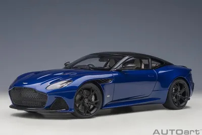 Produktbild von Aston Martin DBS Superleggera 2019 zaffre blau Modellauto 1:18 Autoart