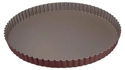 Runde Kuchenform, Antihaft, Ø 26 cm, schwarz