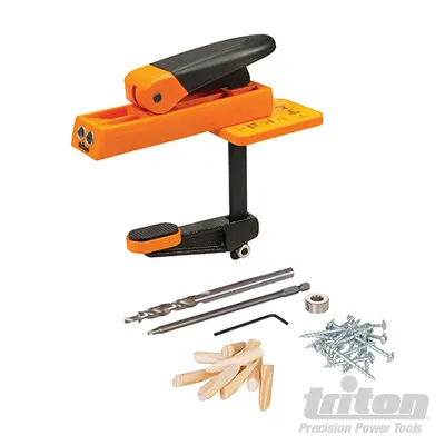Zdjęcie produktu dla Triton 915306 T4 ukryta prowadnica otworów z łatwą regulacją