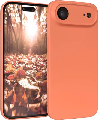 Produktbild von EAZY CASE - TPU Hülle für Apple iPhone Air, TPU Case stoßfeste Handyhülle, weiches Cover mit Kameraschutz, Silikonhülle in Orange