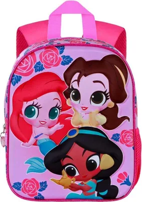 Image de Sac à dos Disney Princess 3D, taille 31 cm, motif floral