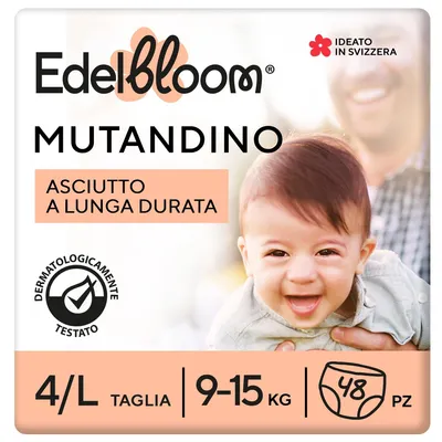 Immagine prodotto di Pannolini taglia 4, confezione da 48, per bambini da 9 a 15 kg