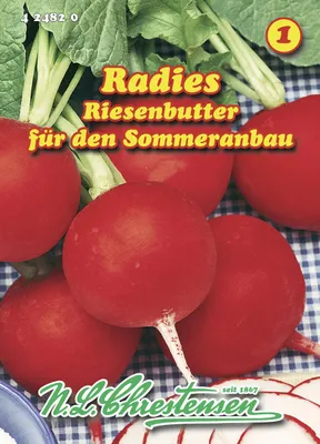 Produktbild von Radies Riesenbutter | Radieschensamen von N.L. Chrestensen