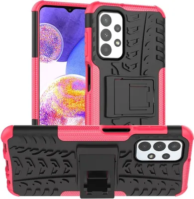 Produktbild von König Design Hülle kompatibel mit Samsung Galaxy A23 Kunststoff Soft Handyhülle - Handy Case Rosa