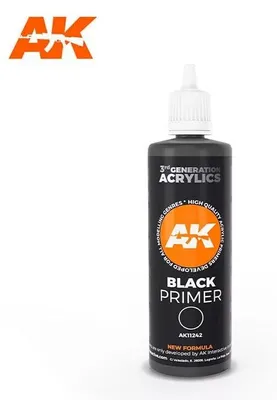 Image de AK Interactive 3GEN Black Primer 100 ML