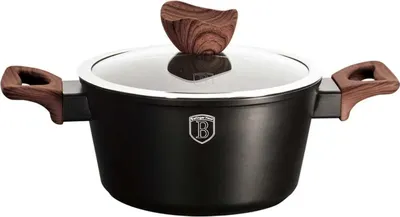 Image de Casserole en Granit Berlinger Haus BH-1716 20 cm Grise/Bois de Rose