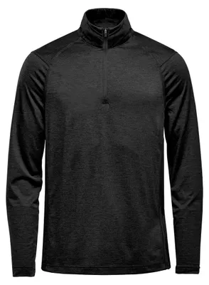 Produktbild von Stormtech - "Milano" Pullover mit kurzem Reißverschluss für Herren FK3150 (L) (Schwarz)