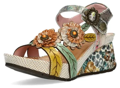 Produktbild von Laura Vita Laura Vita Keilsandalette Beige