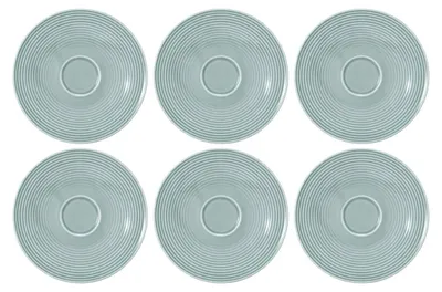 Zdjęcie produktu dla Seltmann Weiden - Zestaw 6 spodków 16.5cm Beat Color Glaze błękitny
