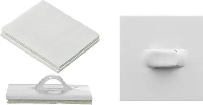 Obrázok produktu pre Uchwyty samoprzylepne z oczkiem PartyDeco 100 sztuk