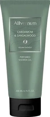 Image de Gel douche parfumé Allvernum Cardamome Bois de santal 200 ml