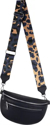 Produktbild von Bauchtasche Umhängetasche Crossbody-Bag Hüfttasche Kunstleder Italy-Design D.BLUE