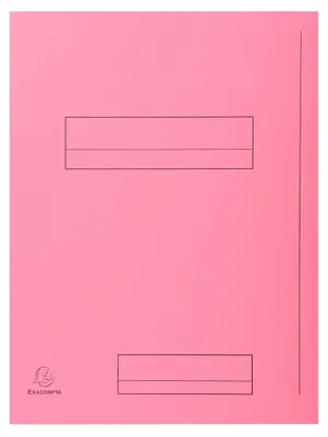 Produktbild von Exacompta 5x 50er Aktenmappe 2 Klappen SUPER 210 24x32cm - Rosa - 335003E