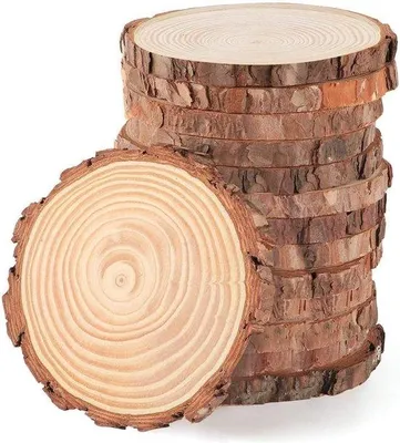Immagine prodotto di Pannelli in legno incollati - 10 pezzi, decorazioni natalizie e per matrimoni con incisione a fuoco