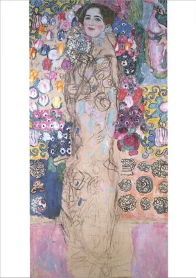 Produktbild von Kunstkarte Gustav Klimt "Frauenbildnis"