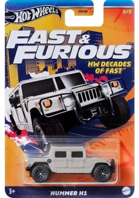 Image de Hot Wheels Fast & Furious HRW45, Voiture, 3 ans/an, Métal, Plastique, Noir, Gris clair