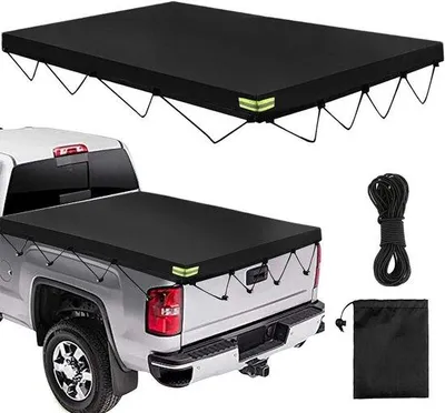 Image de Bâche pour camion 208 x 114 x 13 cm - Tissu Oxford 420D résistant, imperméable et coupe-vent