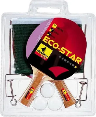 Image de Set de raquettes de ping-pong Bandito Eco Star * (2 raquettes, 3 balles, 1 filet)