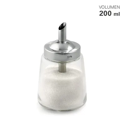 Produktbild von Karl Weis Zuckerspender 200 ml, Glas/Edelstahl