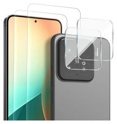 Produktbild von 2x Display + Kamera Glas für Xiaomi 15 Panzerfolie Displayglas Kameraglas 9H Schutzglas