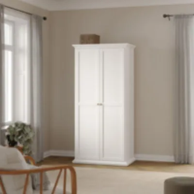 Obrázok produktu pre Šatníková skriňa Venice 2 dvere biela.